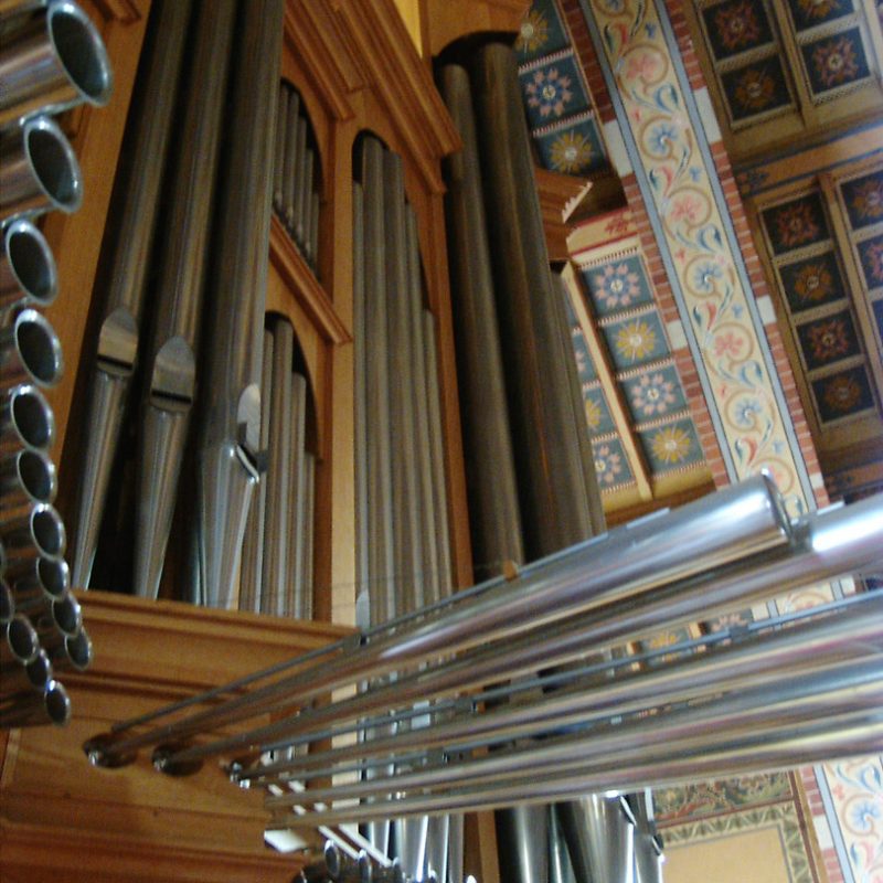 Nenninger organ: facade details