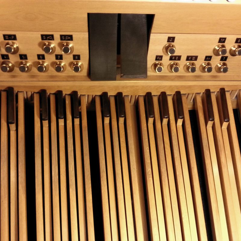Nenninger organ: the pedalboard